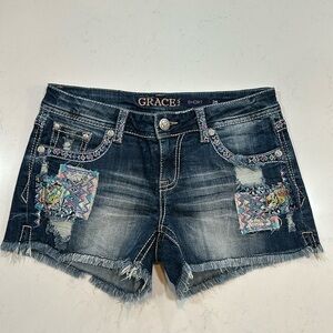 Grace in LA Jean Shorts Size 28